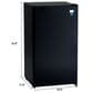 Avanti 3.2 Cu. Ft.  Compact Refrigerator in Black, , large