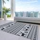 Dalyn Rug Company Wonderland WN28 5" x 7"6" Silver Indoor/Outdoor Area Rug, , large