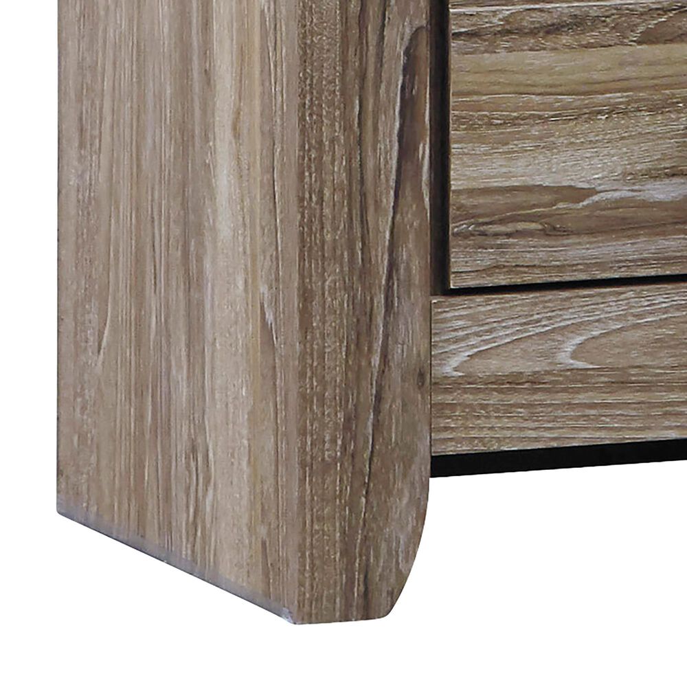 Signature Design by Ashley Zelen 2 Drawer Nightstand in Warm Gray, , large