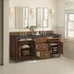 James Martin Vanities Lorelai 72"Double Vanity in Mid-Century Walnut with 3 cm Charcoal Soapstone Quartz Top, , large