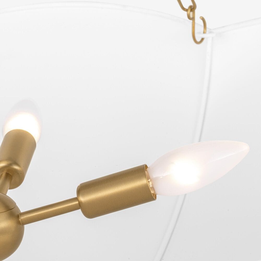 Visual Comfort &amp; Co. Stassi Medium Chandelier in Burnished Brass, , large