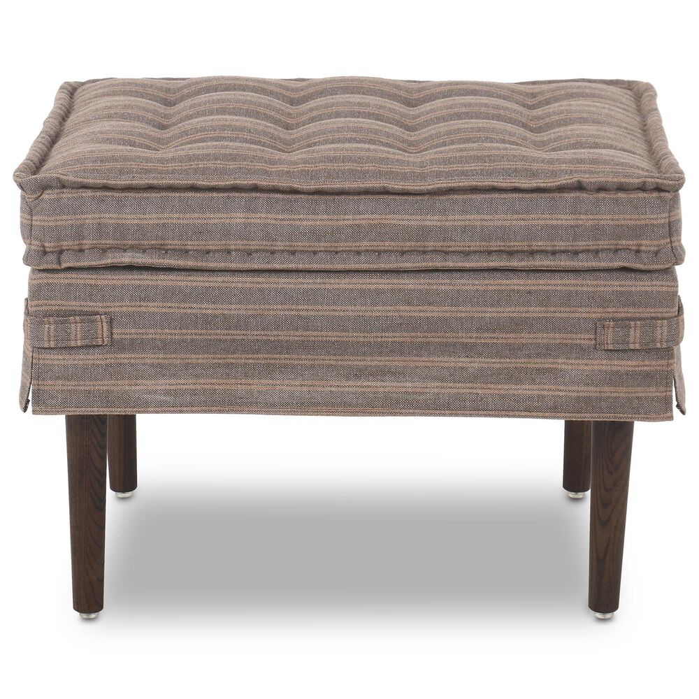 Four Hands Cole Small Ottoman in Rodin Bark, , large