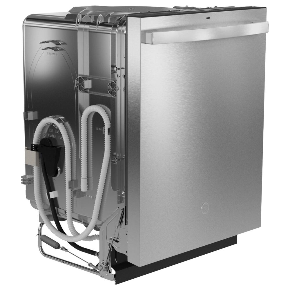 GE Appliances 4-Piece Kitchen Package with 25.7 Cu. Ft. French Door Refrigerator and 5.3 Cu. Ft. 5-Element Freestanding Electric Range in Stainless Steel, , large