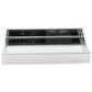 Maple and Jade U Select Wooden Rectangle Mirrored Tray in Silver, , large