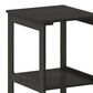 HOMLUX 2-Tier Tall End Table in Espresso, , large
