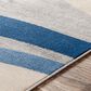 Surya Monaco MOC-2320 2" x 3" Navy, Silver Gray and Cream Scatter Rug, , large