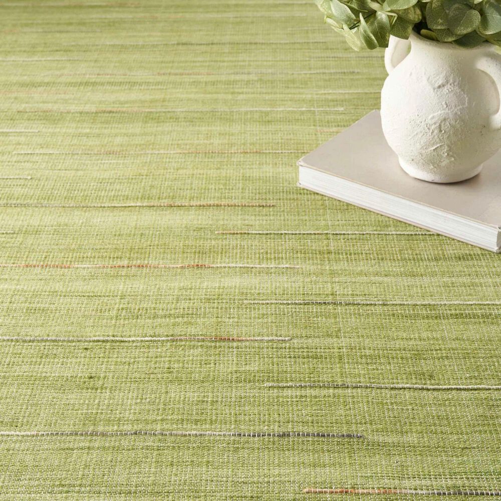 Nourison Interweave 6&#39; x 9&#39; Green Area Rug, , large