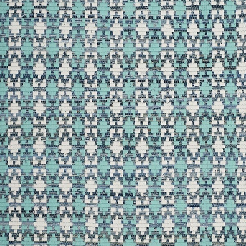 Safavieh Montauk Southwestern 4&#39; Square Turquoise and Multicolor Area Rug, , large