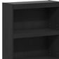 HOMLUX Enhanced Home 3-Tier Adjustable Shelf Bookcase in Blackwood, , large