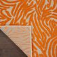Nourison Aloha 2"8" x 4" Orange Indoor/Outdoor Area Rug, , large