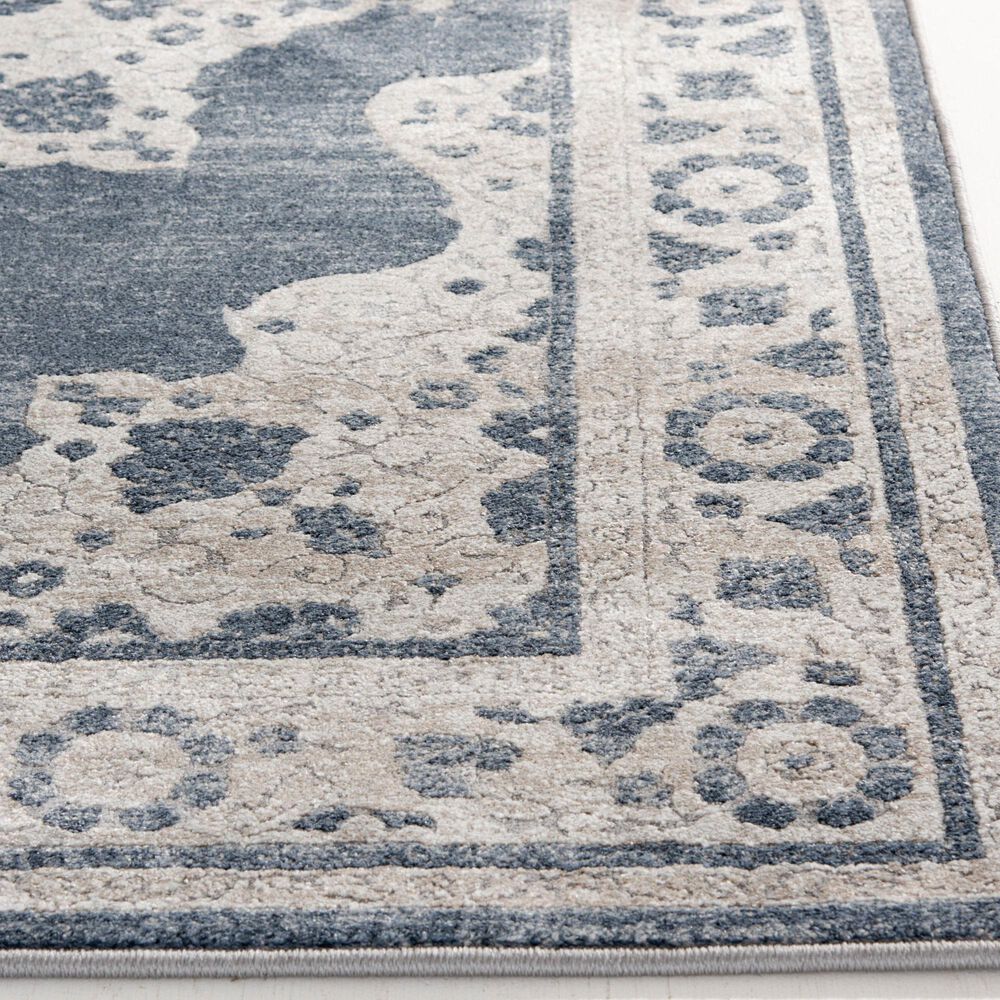 Central Oriental Clearwater Glint 8&#39; x 10&#39; Blue and Beige Area Rug, , large