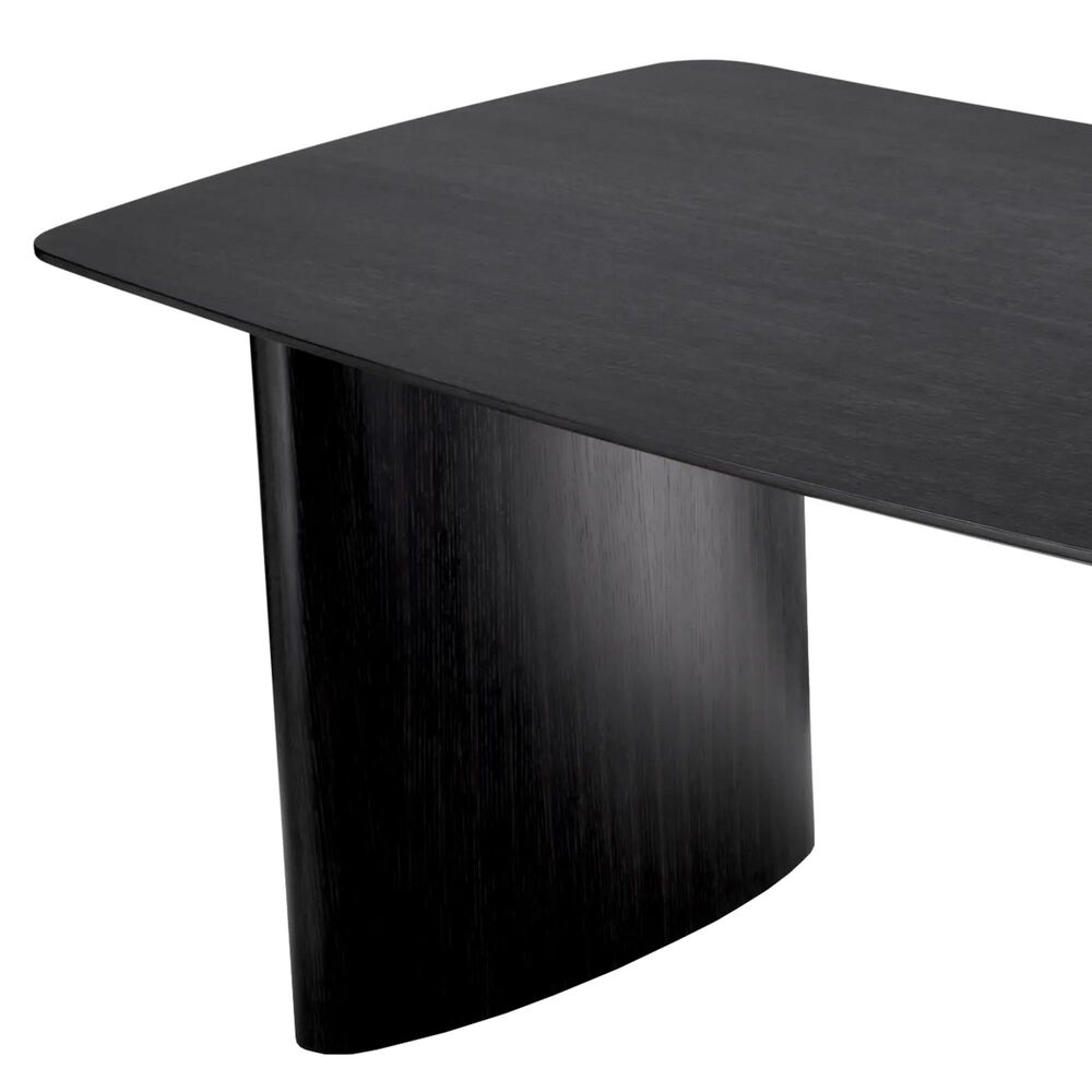 Eichholtz Corpoation Usa Bergman Dining Table in Charcoal, , large