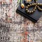 Loloi Medusa MED-07 9"3" x 13"3" Graphite and Sunset Area Rug, , large