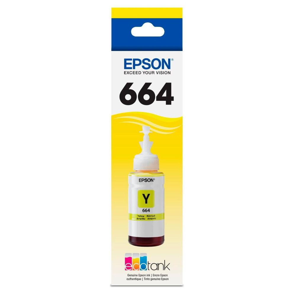 Epson T664420 EcoTank Yellow Ink Bottle , , large