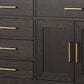 Lexora Home Abbey 80" Double Bathroom Vanity in Brown Oak with 2 cm White Cultured Marble Top and Rectangular Sinks, , large