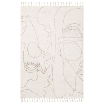 Justina Blakeney x Loloi Ronnie 2"2" x 3"9" Ivory and Natural Area Rug, , large