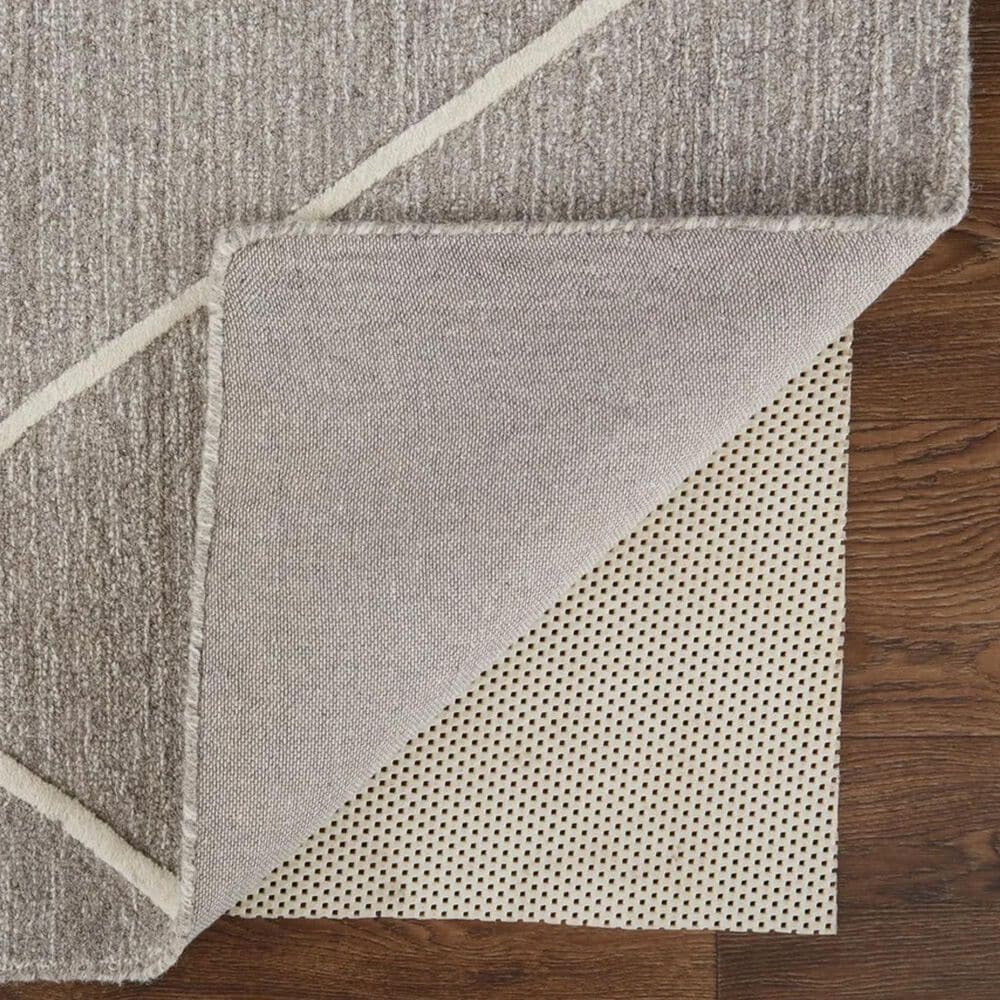 Feizy Euclid 2&#39;6&quot; x 8&#39; Gray and Ivory Runner, , large