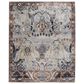 Feizy Melrose 5" x 7"6" Gray and Rust Area Rug, , large