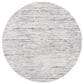 Safavieh Orchard Striped 6"7" Round Grey and Light Grey Area Rug, , large