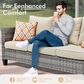 HOMLUX 7-Piece Outdoor Patio Set in Beige, , large
