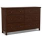 Archbold Furniture Heritage 5 Piece King Raised Panel Bedroom Set in Brown Mahogany, , large