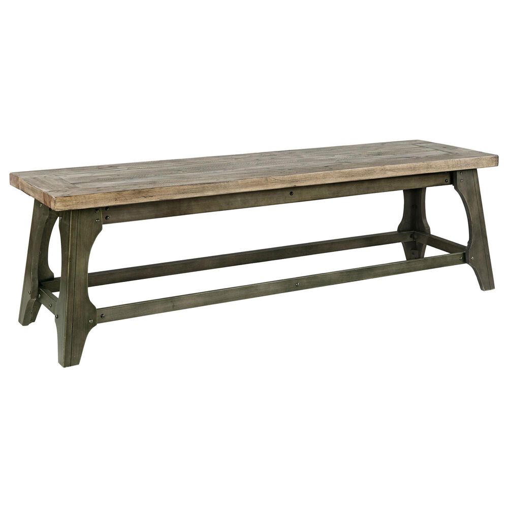 Hampton Park Oliver Dining Bench in Grey, , large