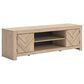 Ashley Cayboni 71" Large TV Stand with Fireplace Option in Tan, , large