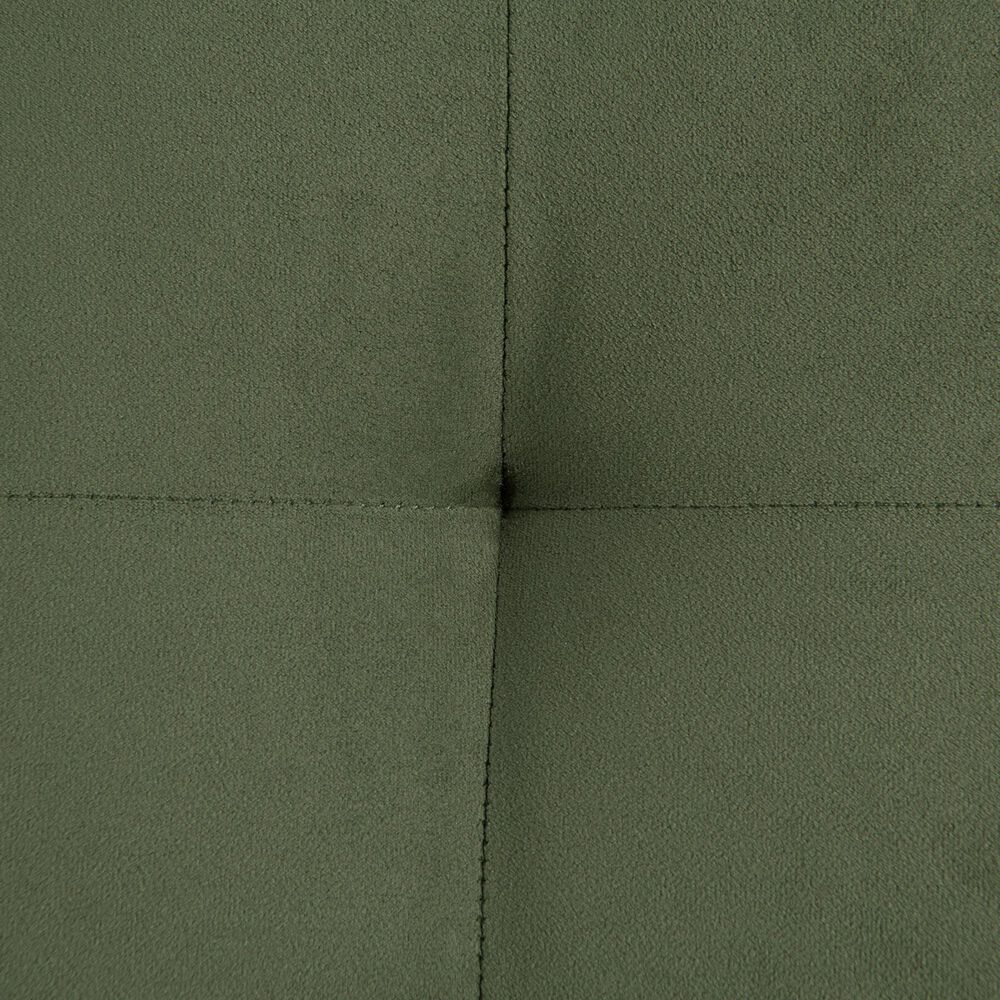 Lifestyle Solutions Langford Stationary Velvet Sofa in Olive, , large