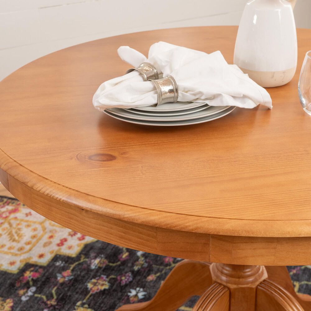 Linon Home Decor Tobin Dining Table in Caramel - Table Only, , large