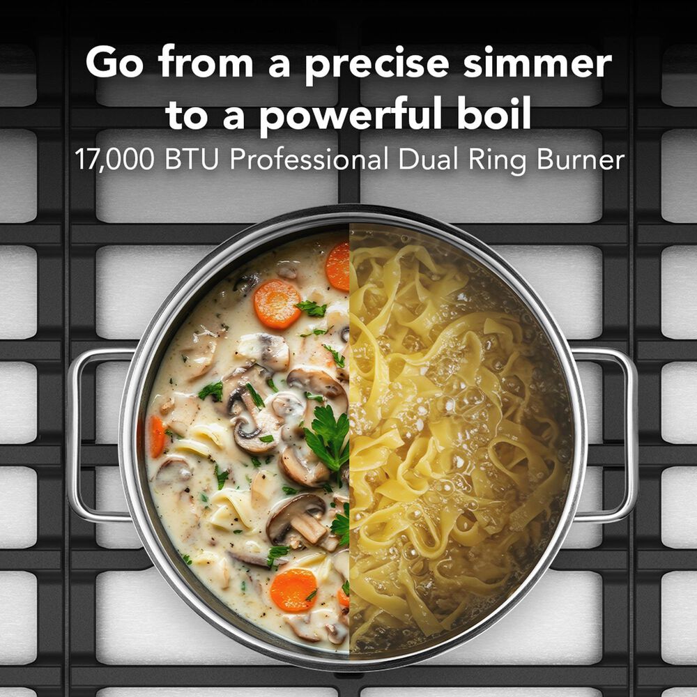 KitchenAid 30" Gas Cooktop with Aluminum Griddle and LED Backlit Knobs in Stainless Steel, , large