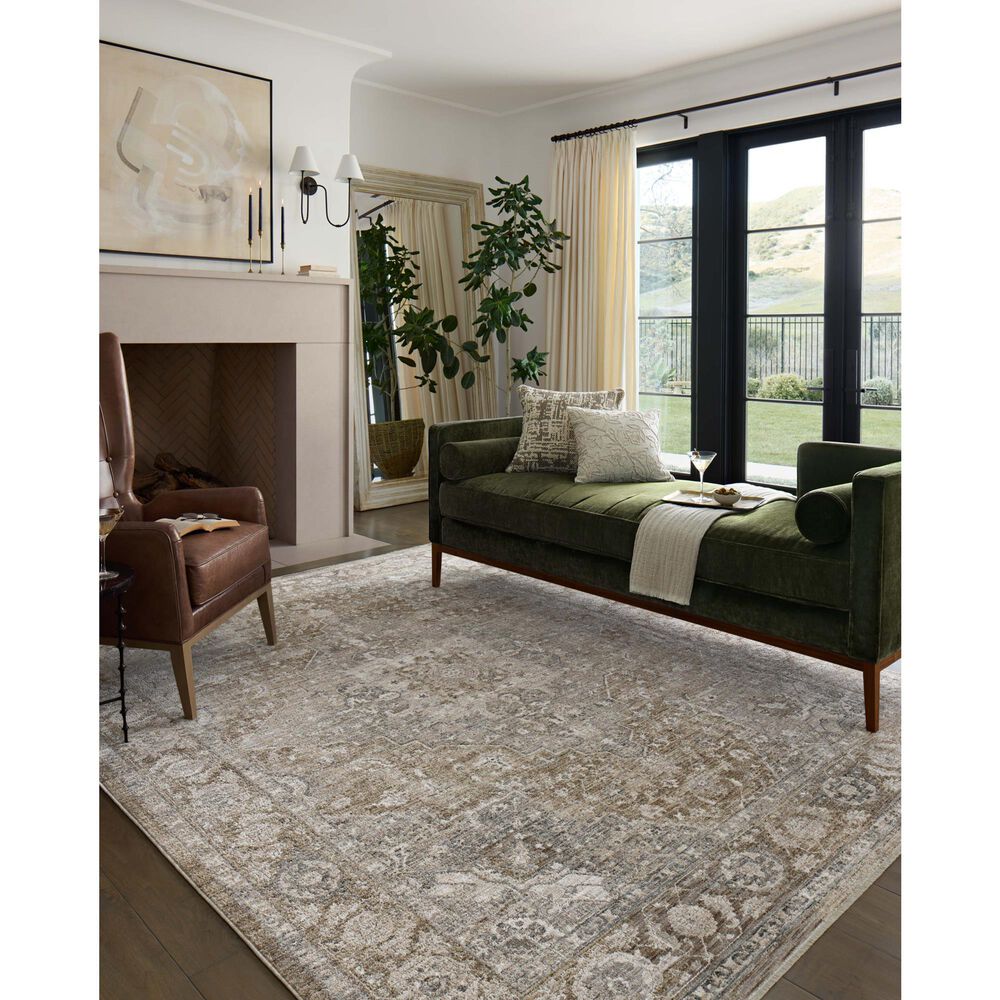 Other Tabitha Khaki and Slate 7'10" x 10' Area Rug, , large