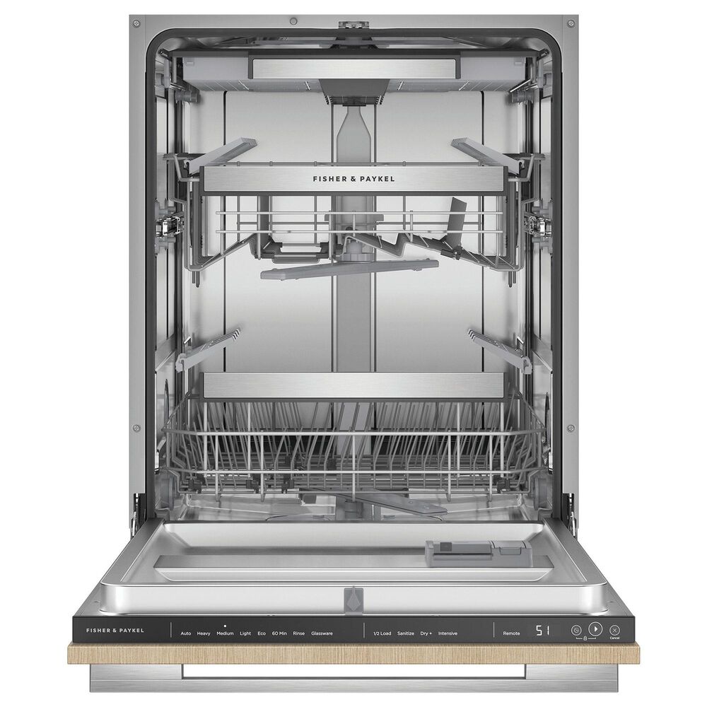 Fisher &amp; Paykel 24&quot; Built-In Bar Handle Dishwasher with 42 dBA in Panel Ready, , large
