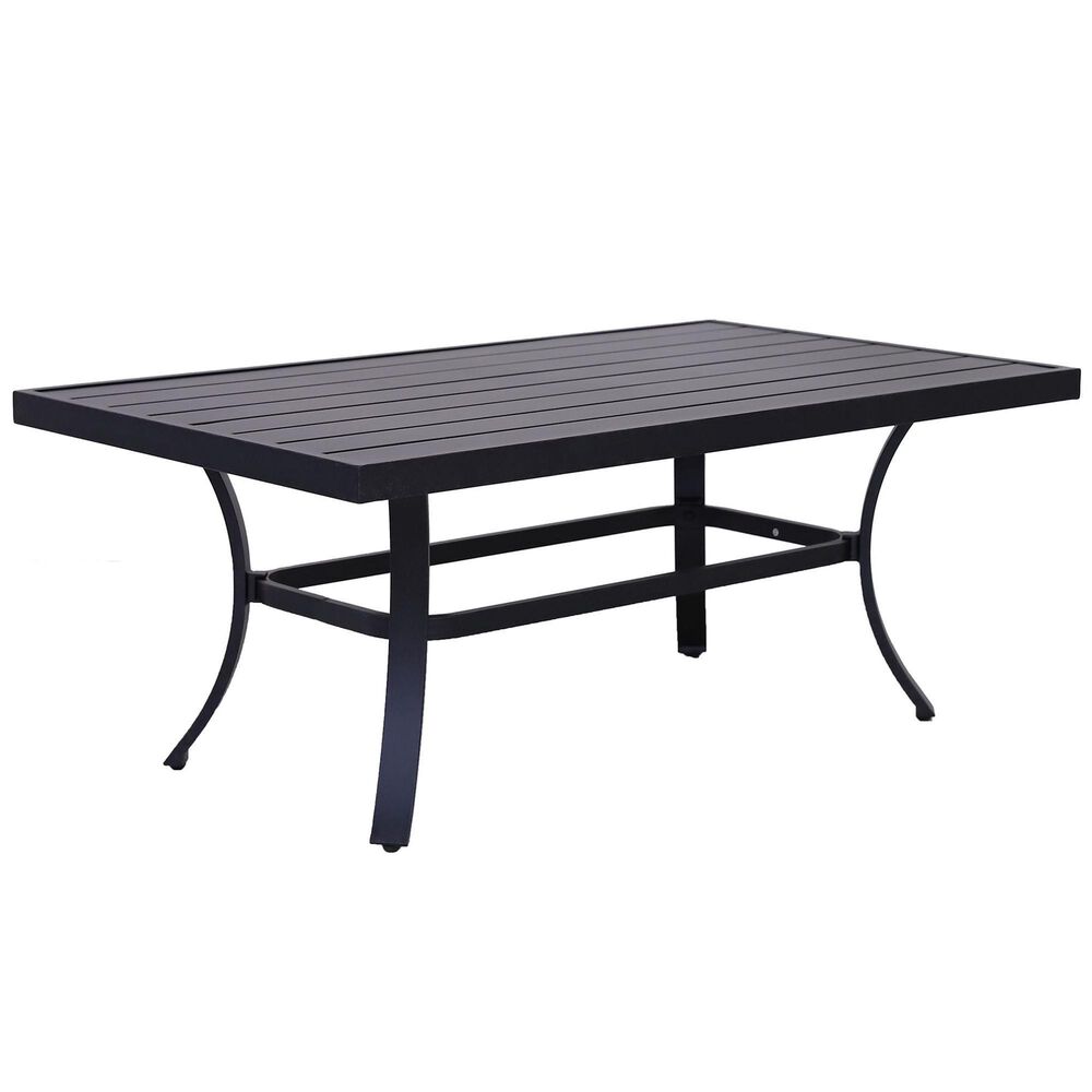 Gathercraft Charlotte 48x28 Coffee Table in Black, , large