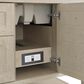 James Martin Vanities Breckenridge 72" Double Bathroom Vanity in Whitewashed Oak with 3 cm Eternal Jasmine Pearl Silestone Top, Rectangular Sinks and FreePower Wireless Charger, , large