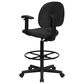Flash Furniture Drafting Chair in Black, , large