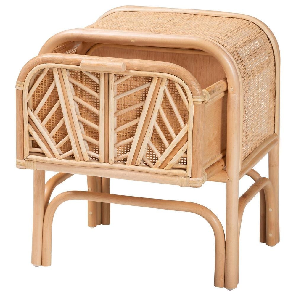 Baxton Studio Carabella 1-Drawer Nightstand in Natural, , large