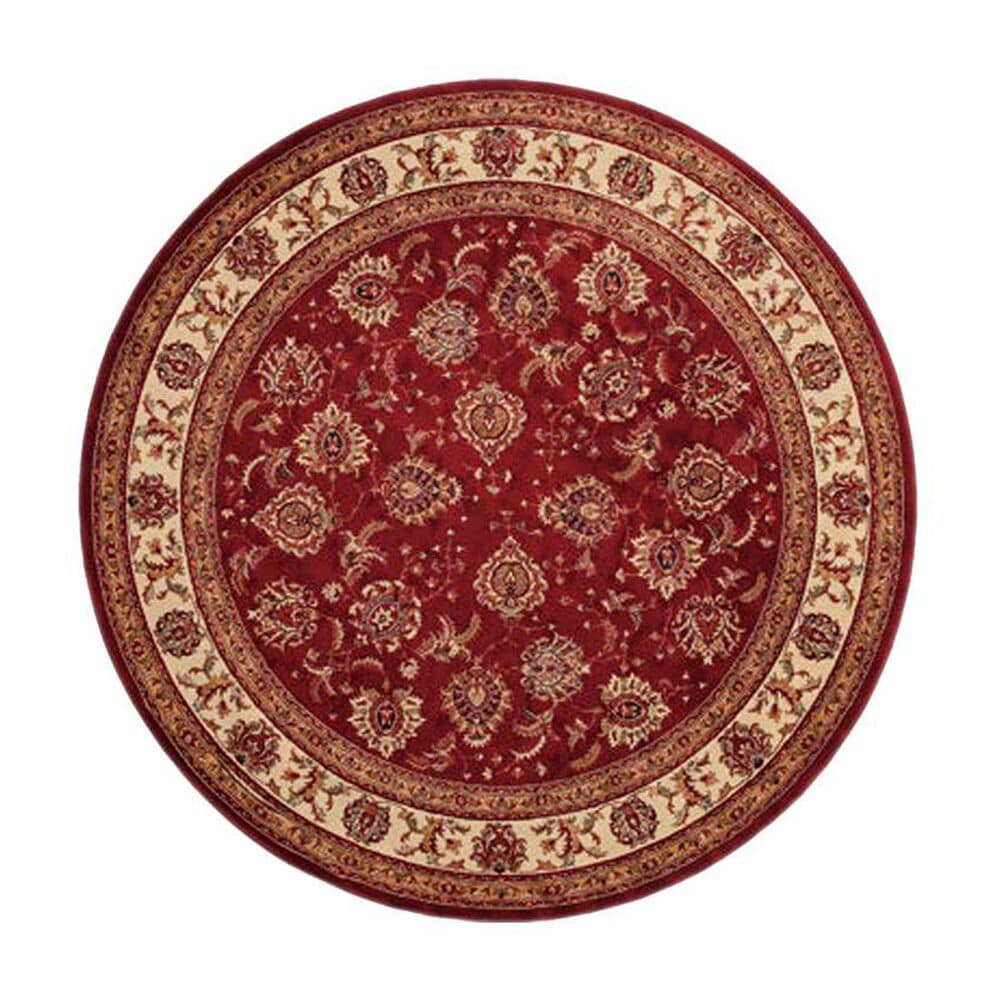 Oriental Weavers Ariana 130_8 8" Round Red Area Rug, , large