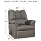 Ashley Darcy Manual Rocker Recliner in Cobblestone, , large