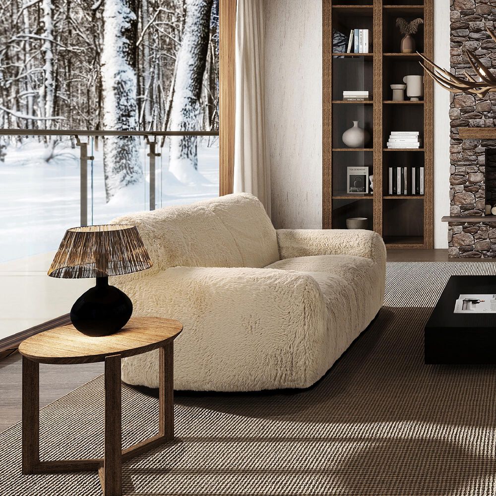 Jennifer Taylor Home Summit Stationary Sofa in Cream Beige, , large