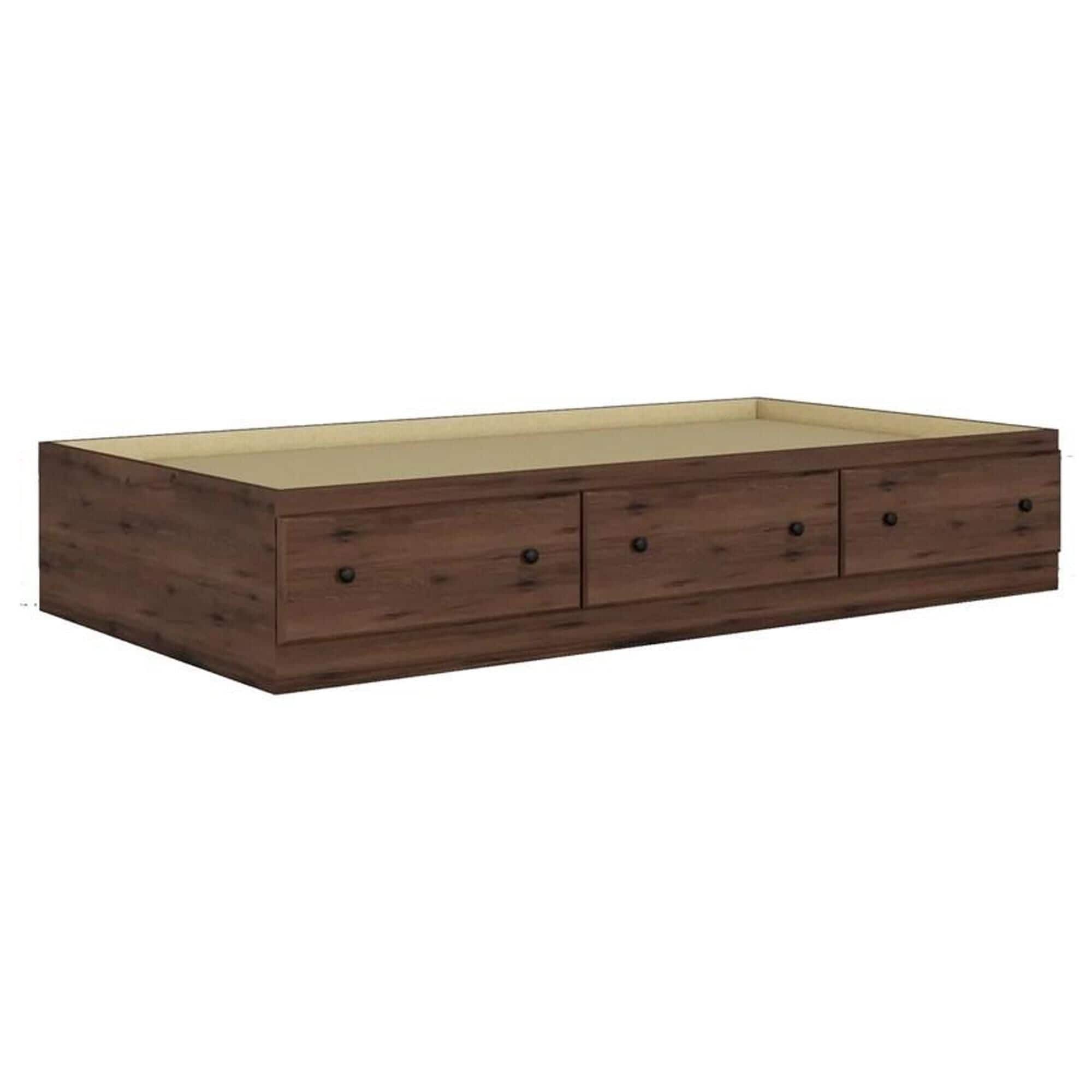 Lemoore Essential Twin Mates Bed in Aspen Oak