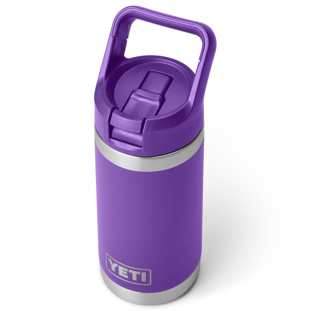 YETI Rambler Jr 12 Oz Kids Water Bottle with Color-Matched Straw Cap in Pace Purple, , large