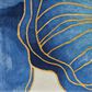 Nourison Prismatic 7"9" x 9"9" Blue Gold Area Rug, , large
