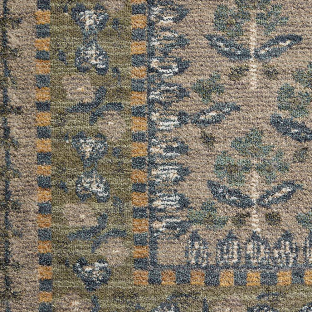 Rifle Paper Co. Fiore FIO-02 2&#39;7&quot; x 4&#39; Grey Area Rug, , large