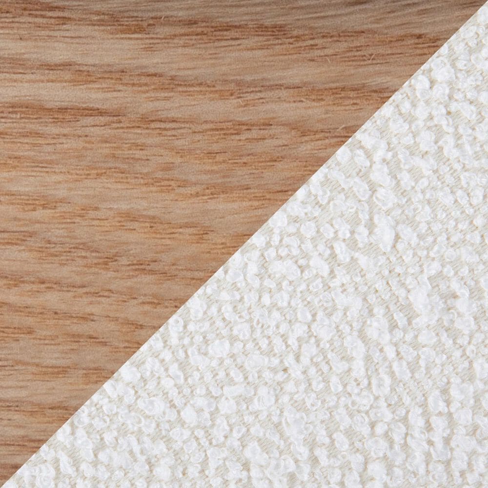 Lumisource Marla 2-Piece 16&quot; Nesting Ottoman Set in Cream, , large
