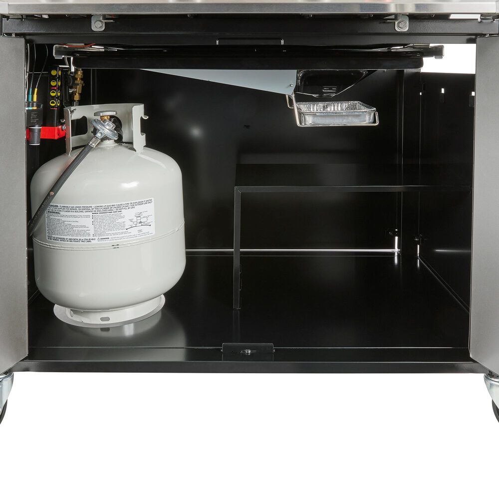 Weber Genesis S-435 Liquid Propane Gas Grill in Stainless Steel, , large