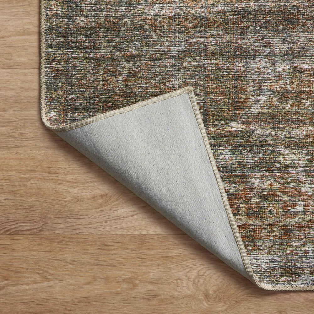 Amber Lewis x Loloi Billie 2&#39;3&quot; x 3&#39;9&quot; Tobacco and Rust Area Rug, , large