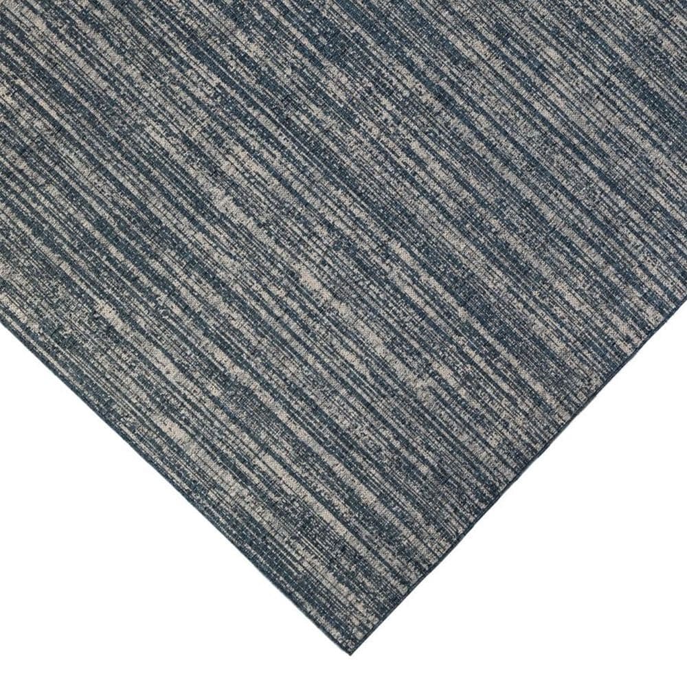 Amer Rugs Maryland Striped 4&#39; x 6&#39; Blue Area Rug, , large