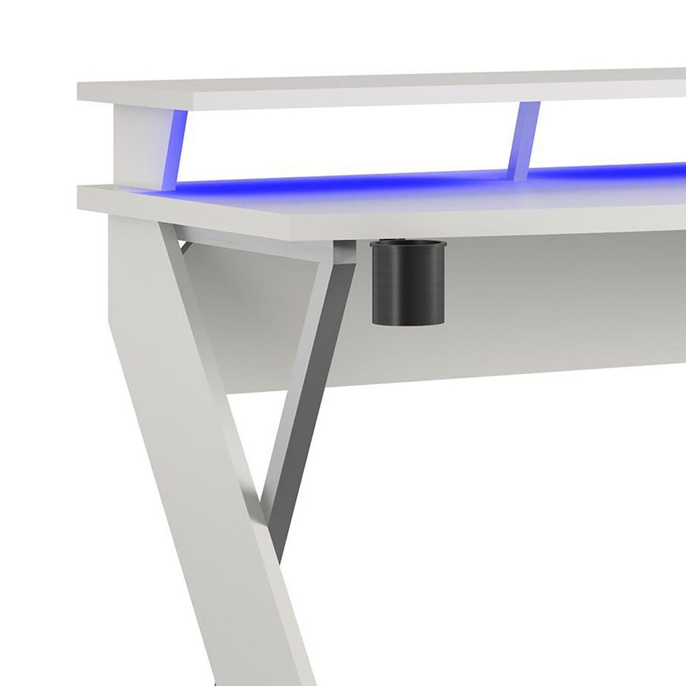 NTense Xtreme Gaming Desk in White, , large