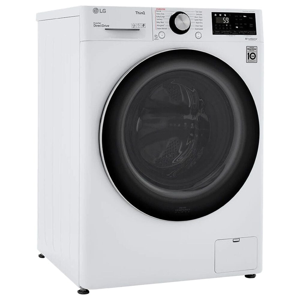 Ook Sui Gedragen LG 2.4 Cu.Ft. Smart Wi-fi Enabled Compact Front Load All-In-One Washer and  Dryer Combo in White | NFM