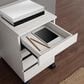 Valor Living Holly 4-Drawer Mobile Storage Cart in White Oak, , large